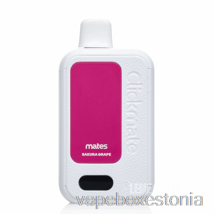 Vape Box Estonia 7 Daze Clickmate 15000 ühekordne Komplekt Sakura Viinamari